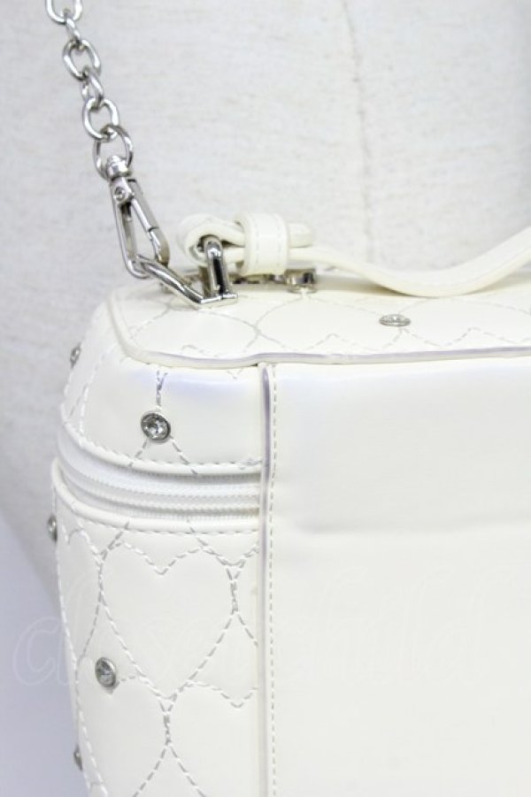 画像6: Me roir / ハートキルティングショルダーバッグ  アイボリーＸシルバー T-26-03-31-041-GO-BG-SA-ZT (6)