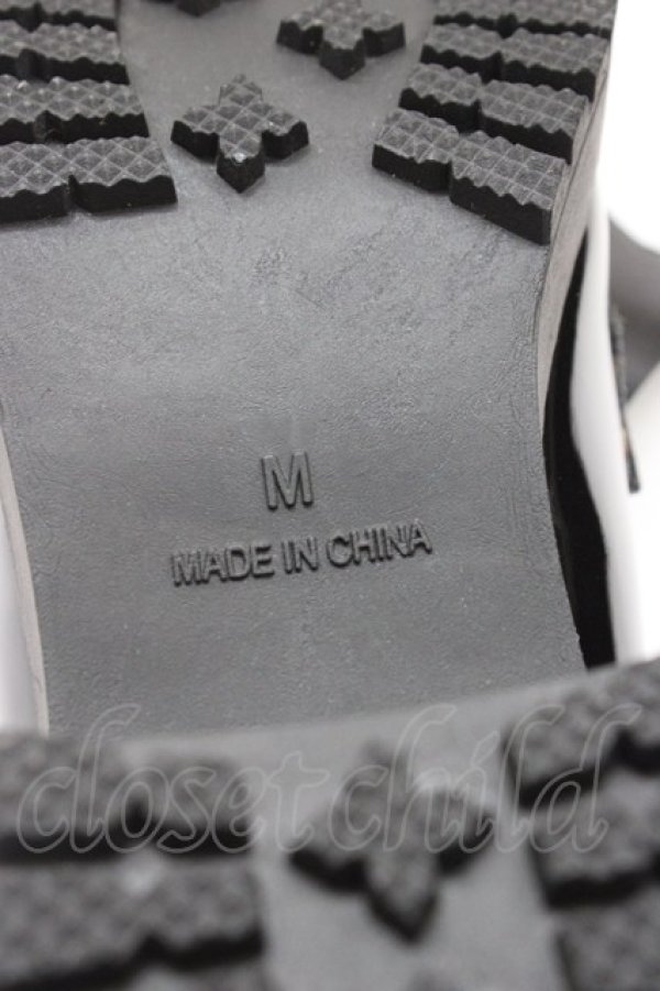 画像8: Amavel / パールリボンローファー M 黒 T-26-03-31-045-CA-SH-SA-ZT (8)