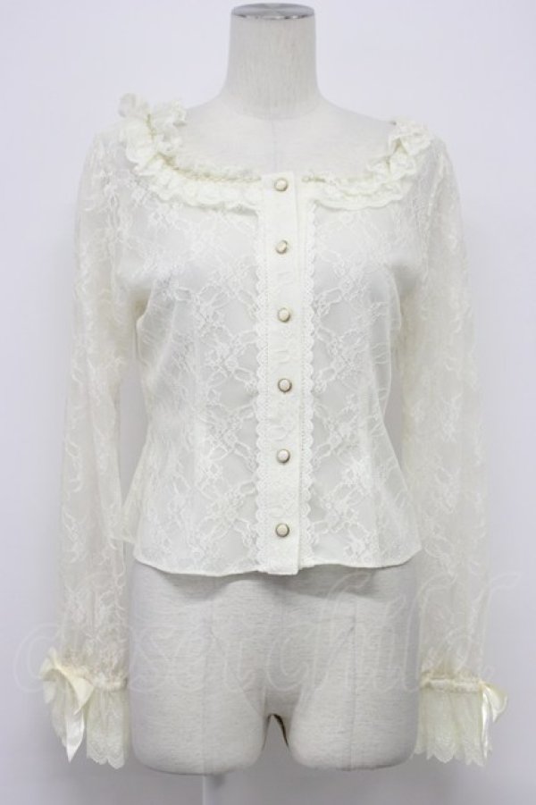 画像1: BABY,THE STARS SHINE BRIGHT / Eternal Bouquet Princessブラウス  生成り T-26-03-31-006-BA-BL-SA-ZT (1)