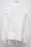 画像2: Secret Honey / フリル長袖ブラウス  白 T-26-03-31-002-CA-BL-SA-ZT (2)