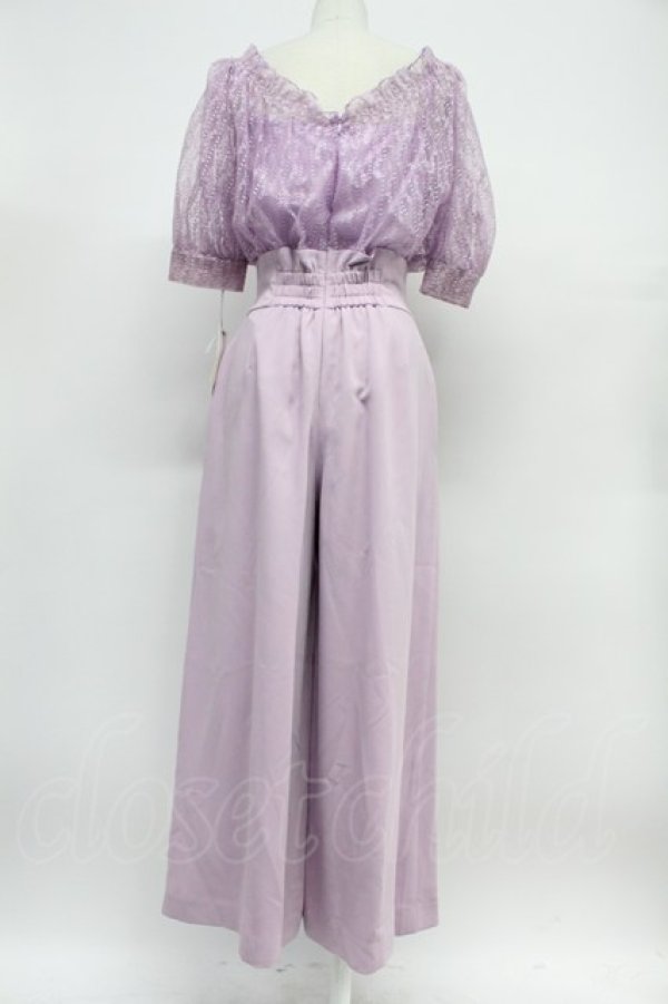 画像2: Snidel / レース切替サロペット  ピンク T-26-03-31-014-LO-OP-SA-ZT (2)