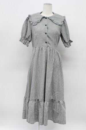 画像: m petit by misako / AM*ギンガムCHKワンピース M 黒Ｘ白 T-26-04-03-020-LO-OP-SA-ZT