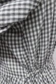 画像4: m petit by misako / AM*ギンガムCHKワンピース M 黒Ｘ白 T-26-04-03-020-LO-OP-SA-ZT (4)