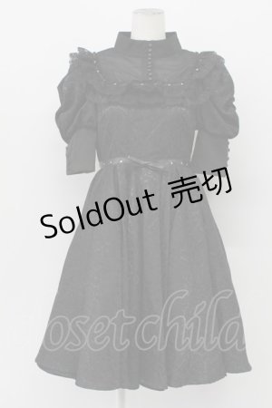 画像: AVENCHUMU / My doll puff one piece  黒 T-26-04-03-021-LO-OP-SA-ZT