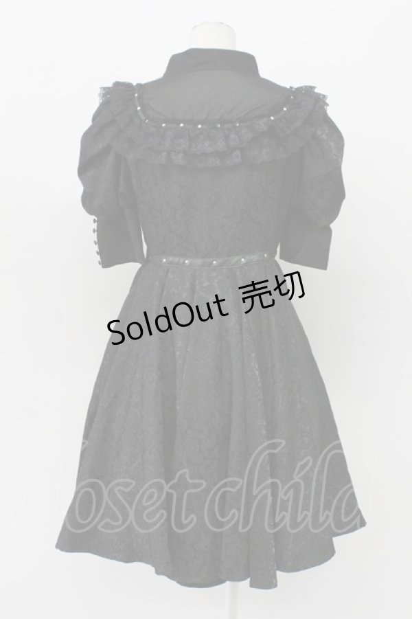 画像2: AVENCHUMU / My doll puff one piece  黒 T-26-04-03-021-LO-OP-SA-ZT (2)