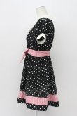 画像3: Ank Rouge / 水玉&ストライプワンピース M ブラック T-26-04-03-022-CA-OP-SA-ZT (3)