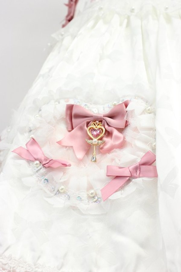 画像6: To Alice / Magical Girl Dress L 白Ｘピンク T-26-04-03-002-LO-OP-SA-ZT (6)