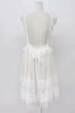 画像2: FLC / 星名桜子 hsチュールエプロンジャンスカ L 白 T-26-04-03-025-LO-OP-SA-ZT (2)