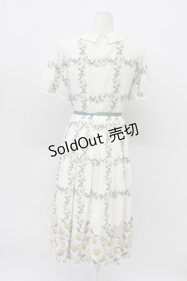 画像2: Emily Temple cute / Marguerite Gardenワンピース  白 T-26-04-03-026-ET-OP-SA-ZT (2)