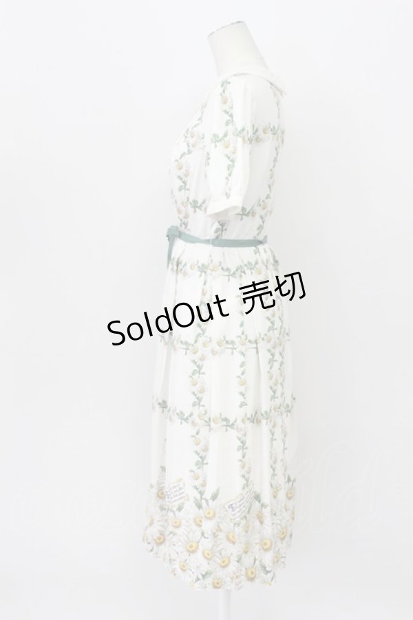 画像3: Emily Temple cute / Marguerite Gardenワンピース  白 T-26-04-03-026-ET-OP-SA-ZT (3)