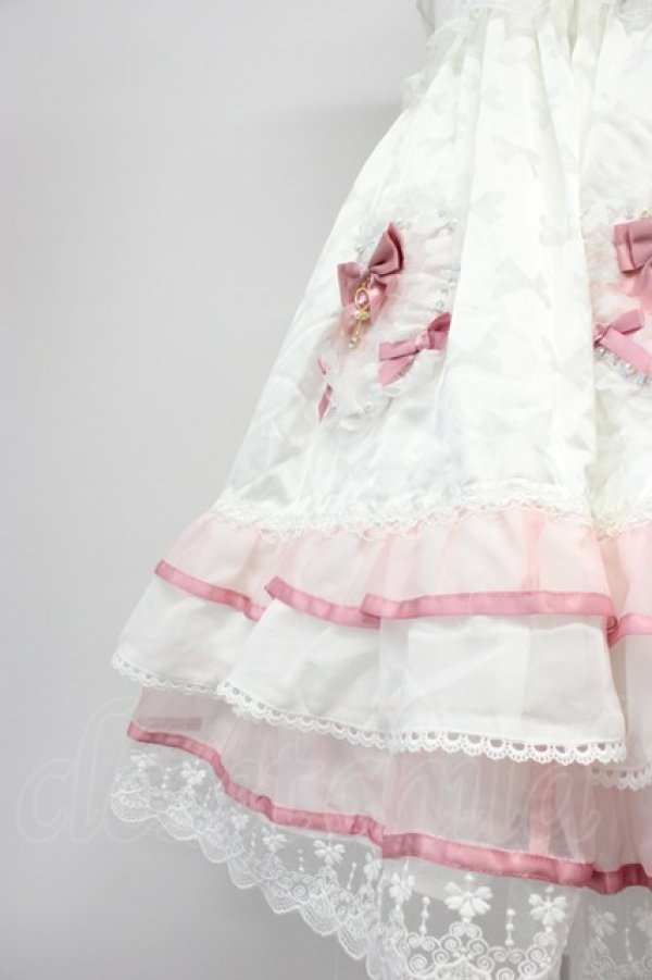 画像8: To Alice / Magical Girl Dress L 白Ｘピンク T-26-04-03-002-LO-OP-SA-ZT (8)