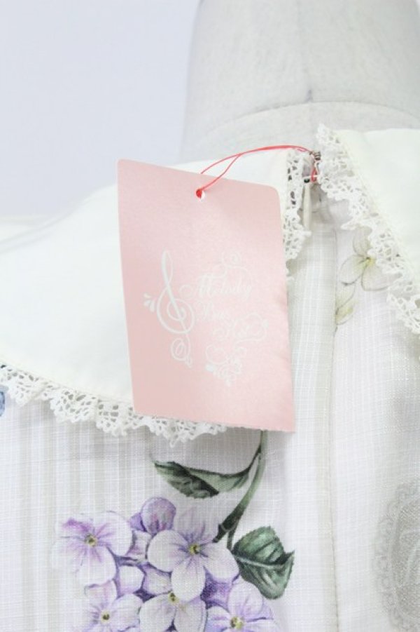 画像3: Melody BasKet / 紫陽花のピューリタンカラーワンピース   T-26-04-03-030-LO-OP-SA-ZT (3)