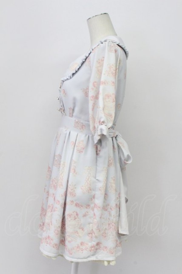 画像3: LIZ LISA / メロメロスイーツ柄ワンピース 0 サックス T-26-04-03-031-LO-OP-SA-ZT (3)