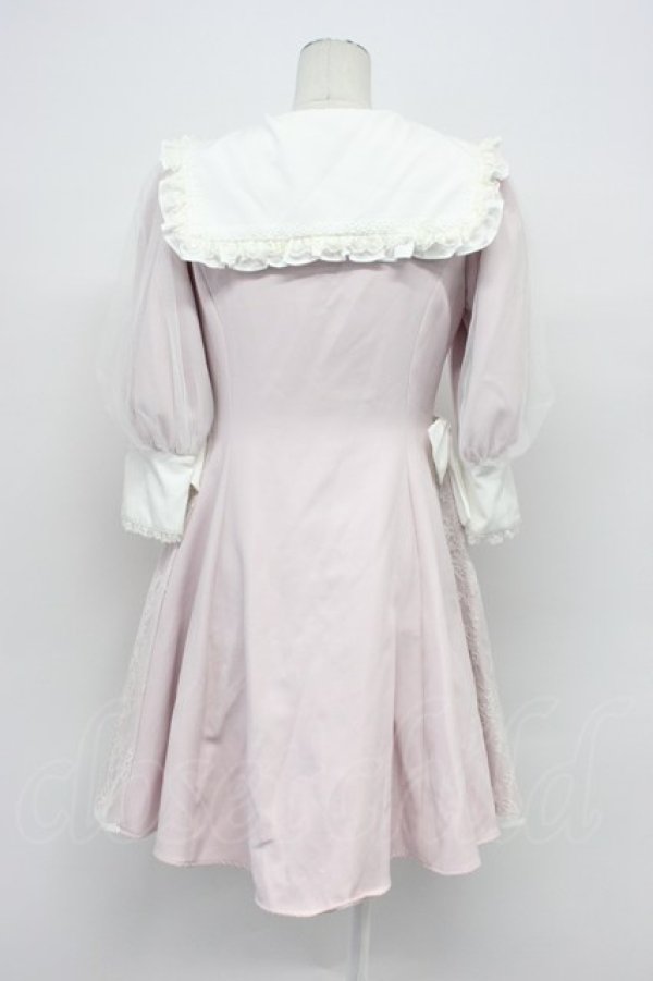 画像2: mellfy memory / Magical sailorワンピース M ピンクＸ白 T-26-04-03-004-0-OP-SA-ZT (2)