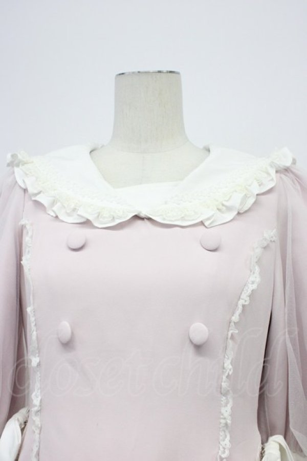 画像5: mellfy memory / Magical sailorワンピース M ピンクＸ白 T-26-04-03-004-0-OP-SA-ZT (5)