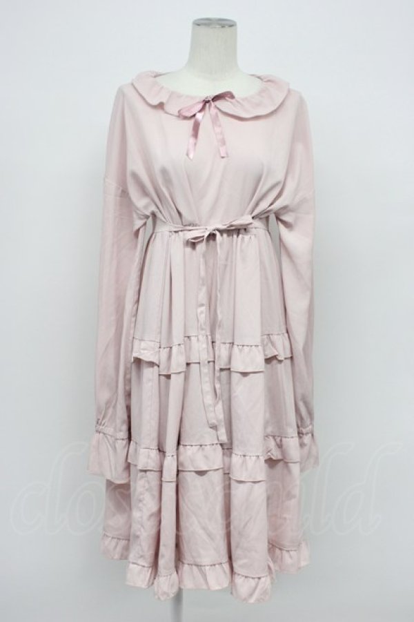 画像1: FCL / ティアードワンピース L ピンク T-26-04-03-008-LO-OP-SA-ZT (1)