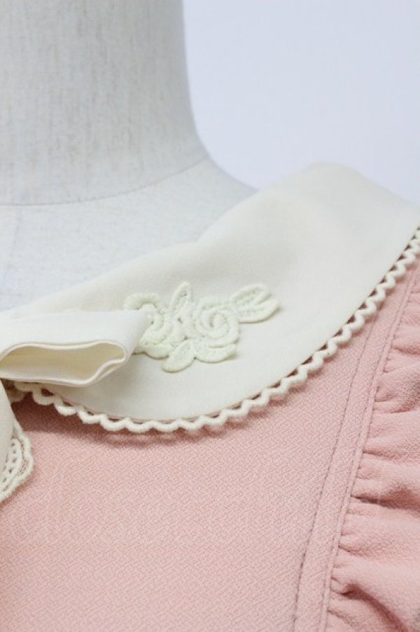 画像5: Ank Rouge / 重ね着風ワンピース M ピンク T-26-04-03-011-CA-OP-SA-ZT (5)