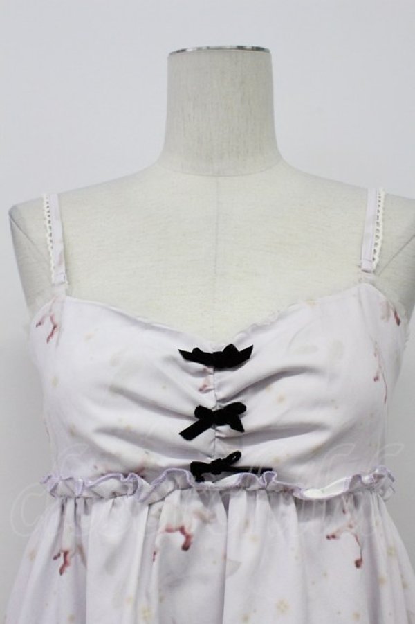 画像4: Ank Rouge / ユニコーン柄キャミワンピース M ラベンダー T-26-04-03-012-CA-OP-SA-ZT (4)