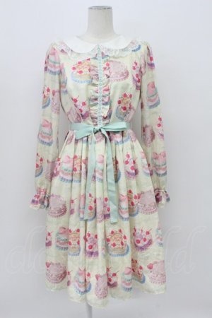 画像: Emily Temple cute / Decoration CAKEワンピース M クリーム T-26-04-03-015-ET-OP-SA-ZT