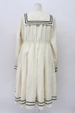 画像2: Physical Drop / スクエアセーラー衿ワンピース  アイボリー T-26-04-03-016-LO-OP-SA-ZT (2)