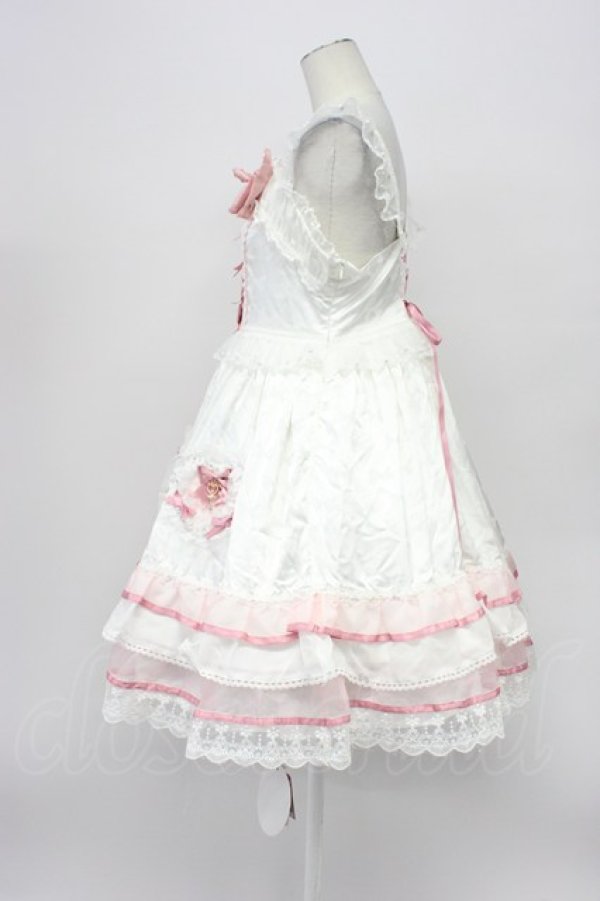画像3: To Alice / Magical Girl Dress L 白Ｘピンク T-26-04-03-002-LO-OP-SA-ZT (3)