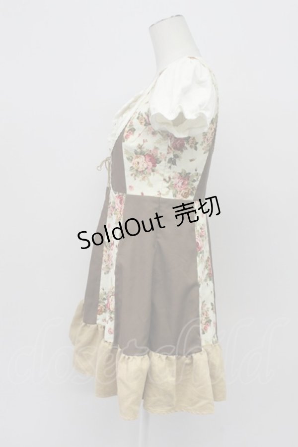 画像3: Ank Rouge / 半袖プルオーバー&ジャンパースカートセットアップ M ホワイト T-26-04-03-017-CA-TO-SA-ZT (3)