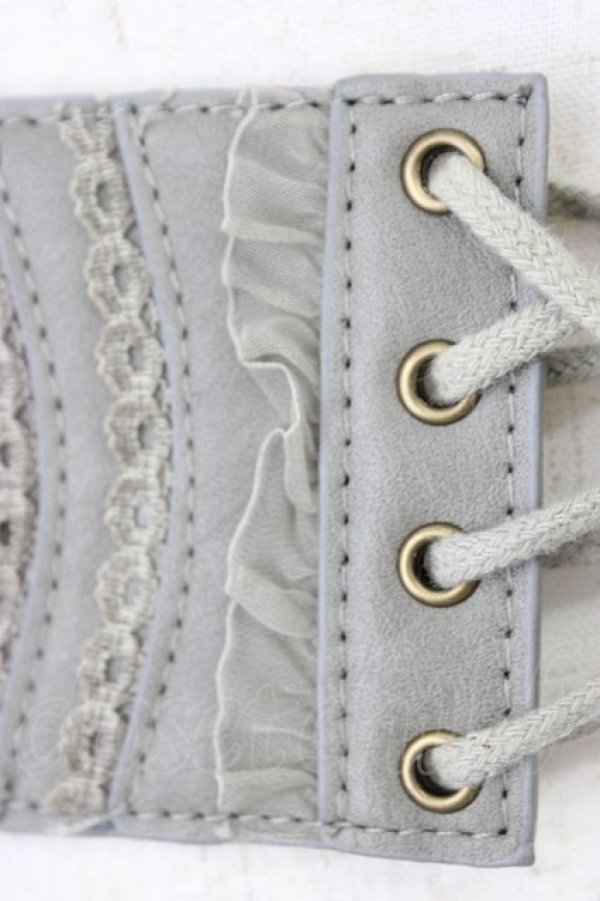 画像3: Rozen Kavalier / 蝶モチーフベルト  ブラウンＸカーキ T-26-04-04-029-OO-ZA-SA-ZT (3)