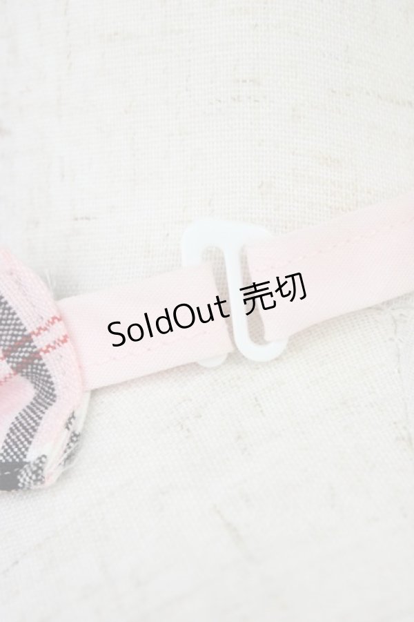 画像3: BABY,THE STARS SHINE BRIGHT / バーバリーチェック王冠刺繍ネクタイ  ピンク T-26-04-04-031-BA-ZA-SA-ZT (3)