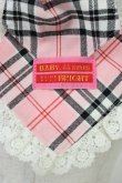 画像4: BABY,THE STARS SHINE BRIGHT / バーバリーチェック王冠刺繍ネクタイ  ピンク T-26-04-04-031-BA-ZA-SA-ZT (4)