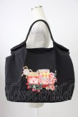 画像1: m petit by misako / ジャムエコバッグ  ブラック T-26-04-04-033-LO-ZA-SA-ZT (1)