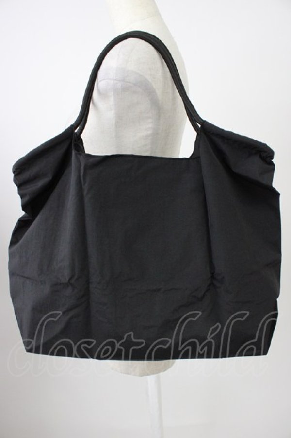 画像2: m petit by misako / ジャムエコバッグ  ブラック T-26-04-04-033-LO-ZA-SA-ZT (2)