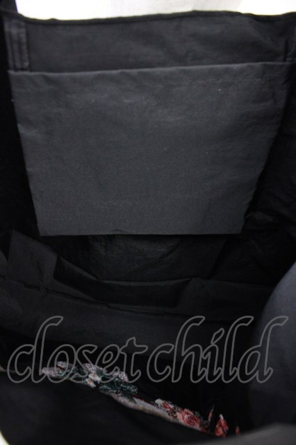 画像3: m petit by misako / ジャムエコバッグ  ブラック T-26-04-04-033-LO-ZA-SA-ZT (3)