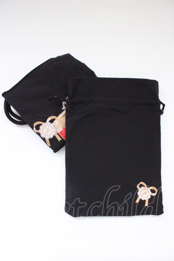 画像4: m petit by misako / ジャムエコバッグ  ブラック T-26-04-04-033-LO-ZA-SA-ZT (4)