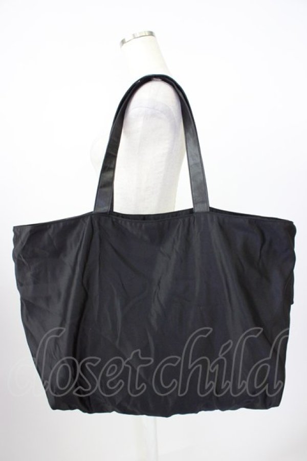 画像2: EAT ME / フリルトートバッグ  黒 T-26-04-04-035-LO-BG-SA-ZT (2)