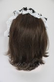 画像3: MARBLE / フリンジリボンレースヘッドドレス  白ｘ黒 T-26-04-04-040-GO-AC-SA-ZT (3)