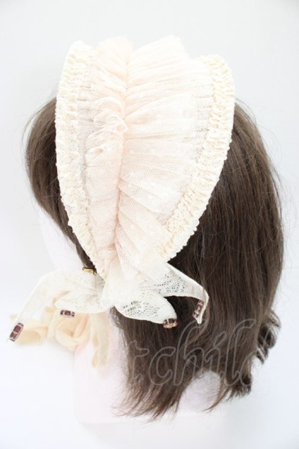 画像4: Hoshibako Works / カントリーラビットボンネット  生成り T-26-04-04-045-LO-AC-SA-ZT (4)