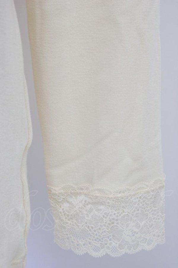 画像4: Kurumi Collaboration / マダムノクターン裏起毛インナートップス LL 生成り T-26-04-04-005-GO-TO-SA-ZT (4)