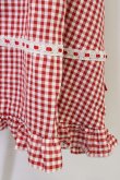 画像4: Cherirulu Chocola / ギンガムチェックジャンパースカート L 赤ｘ白チェック T-26-04-04-011-GO-OP-SA-ZT (4)