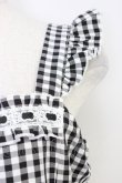 画像4: Cherirulu Chocola / ギンガムチェックジャンパースカート L 黒Ｘ白チェック T-26-04-04-012-GO-OP-SA-ZT (4)