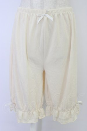 画像: Kurumi Collaboration / マダムノクターン裏起毛インナーボトム LL 生成り T-26-04-04-019-GO-PA-SA-ZT