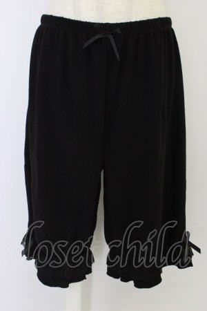 画像: Kurumi Collaboration / マダムノクターン裏起毛インナーボトム LL 黒 T-26-04-04-020-GO-PA-SA-ZT