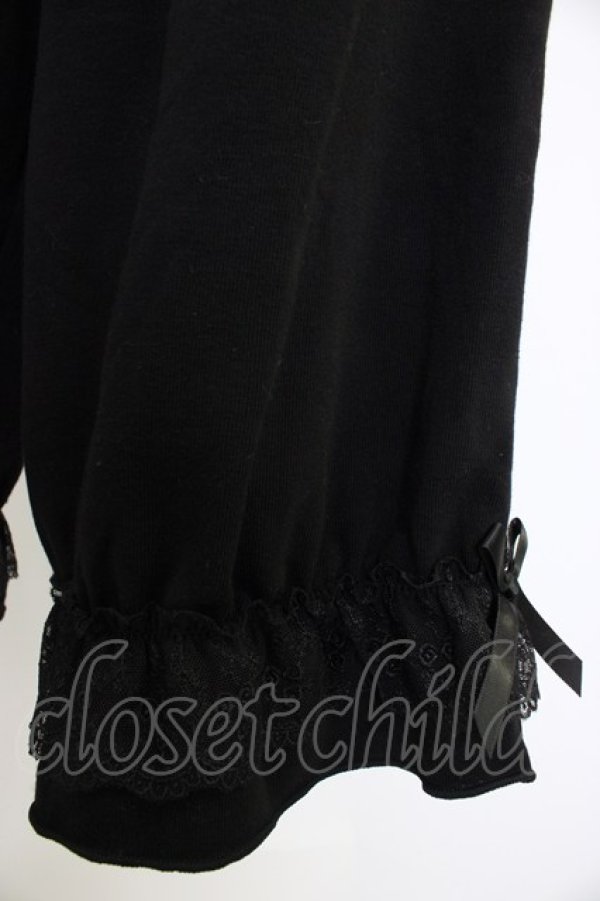 画像3: Kurumi Collaboration / マダムノクターン裏起毛インナーボトム LL 黒 T-26-04-04-020-GO-PA-SA-ZT (3)