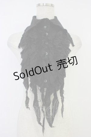 画像: GPTH(買取対象外) / ガーゼ付け襟  黒 T-26-04-04-021-LO-ZA-SA-ZT