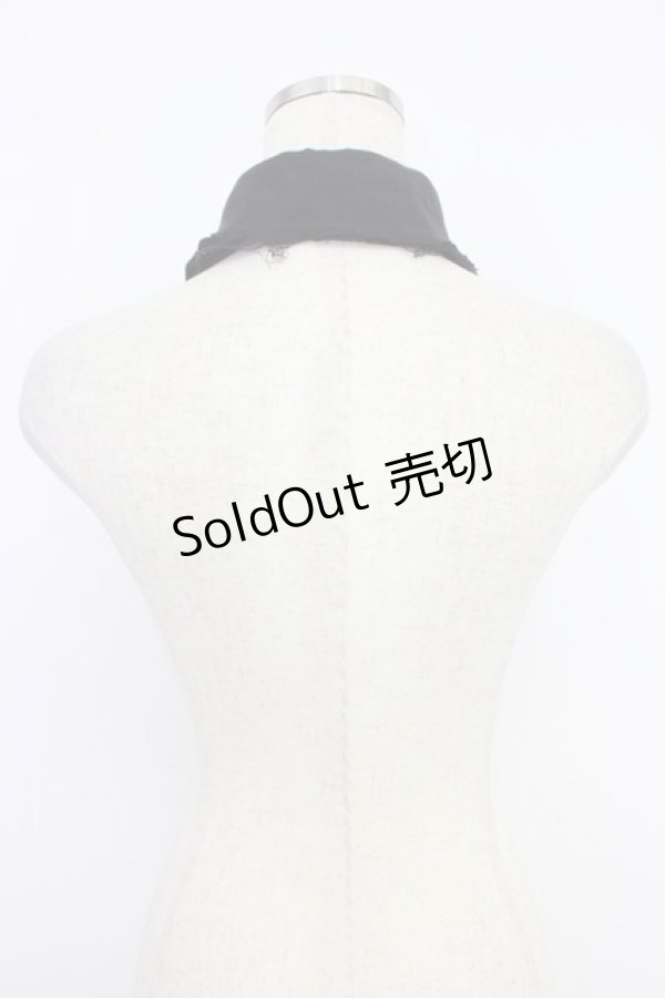 画像2: GPTH(買取対象外) / ガーゼ付け襟  黒 T-26-04-04-021-LO-ZA-SA-ZT (2)