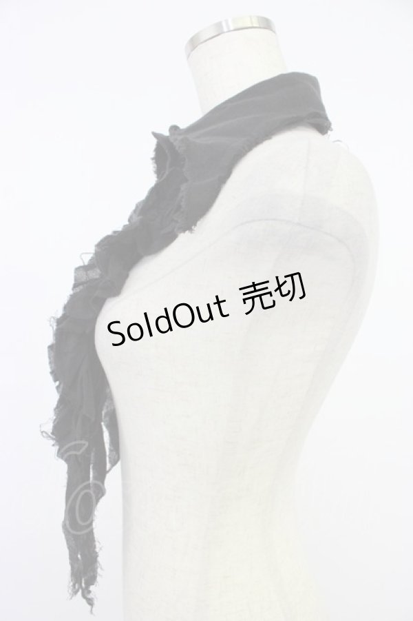 画像3: GPTH(買取対象外) / ガーゼ付け襟  黒 T-26-04-04-021-LO-ZA-SA-ZT (3)