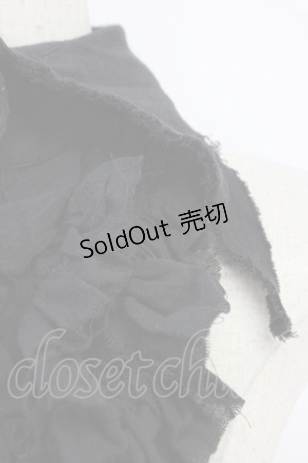 画像5: GPTH(買取対象外) / ガーゼ付け襟  黒 T-26-04-04-021-LO-ZA-SA-ZT (5)