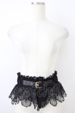 画像1: LOLITAその他(お買取対象外) / レースベルト  黒 T-26-04-04-023-LO-ZA-SA-ZT (1)