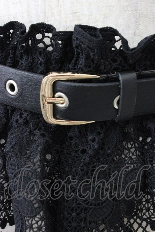 画像3: LOLITAその他(お買取対象外) / レースベルト  黒 T-26-04-04-023-LO-ZA-SA-ZT (3)