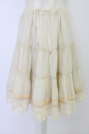 画像: Jane Marple / レースペチコート  アイボリー T-26-04-10-024-JM-SK-SA-ZT