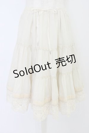 画像: Jane Marple / レースペチコート  アイボリー T-26-04-10-024-JM-SK-SA-ZT